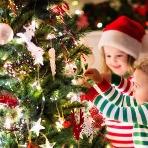Kids Decorating Tree